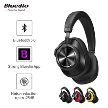 Bluedio T6S Active Шум отмена Bluetooth наушники с микрофоном Новое поступление беспроводная гарнитура для сотовых телефонов