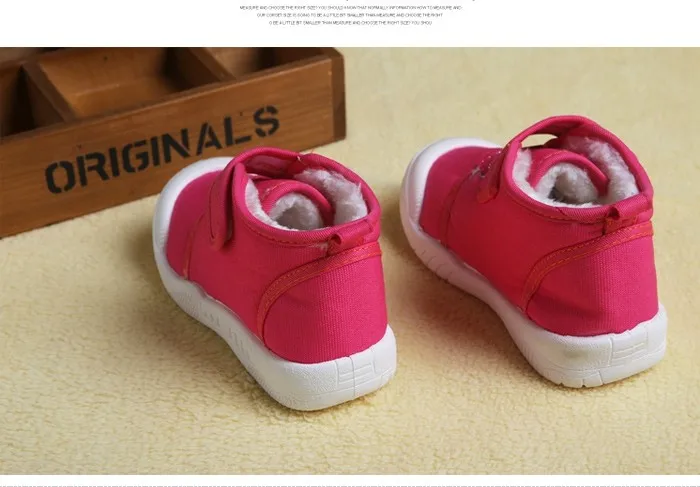 New Autumn Baby Shoes 2017 Casual Demin Jeans Children Boots Winter Canvas Rubber Boys Sneakers Plush Warn Toddler Girls Shoes 467 (7)
