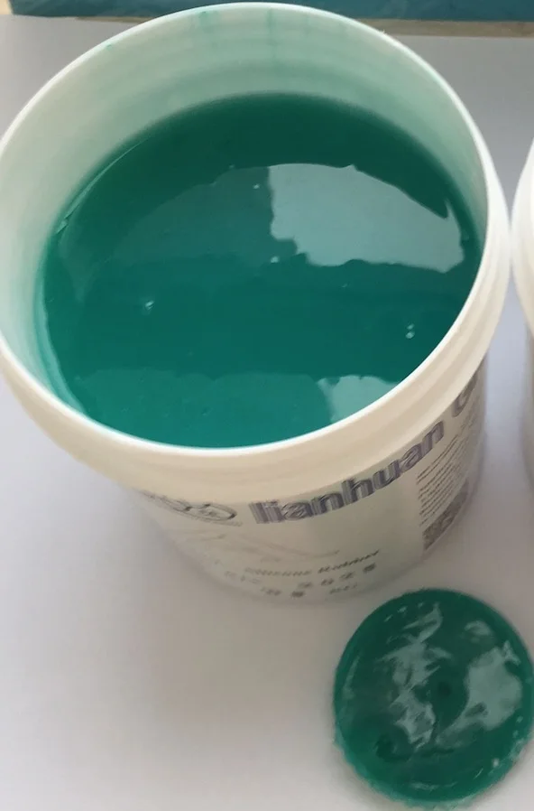 Жидкий кремниевый каучук для художественного ремесла полимерные формы LHSIL 2010 - Цвет: Green LHSIL