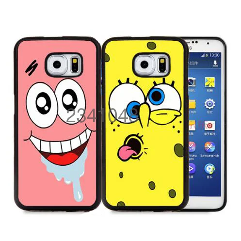 

spongebob patrick pair best friends BFF soft phone case for samsung s6edge plus s7 edge s8 s9 s10 plus lite e note8 note9 case