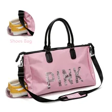 Waterproof Shoulder Sports Gym Bag for Shoes Bags Women font b Fitness b font Yoga Training