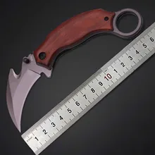 New Hot Sale Outdoor Cutter Folding X52 Claw Wooden Handle Eagle Claw Knife Konjac Claw Camping Jungle Survival Knife Gift Knife New Hot Sale Outdoor Cutter Folding X52 Claw Wooden Handle Eagle Claw Knife Konjac Claw Camping Jungle Survival Knife Gift Knife