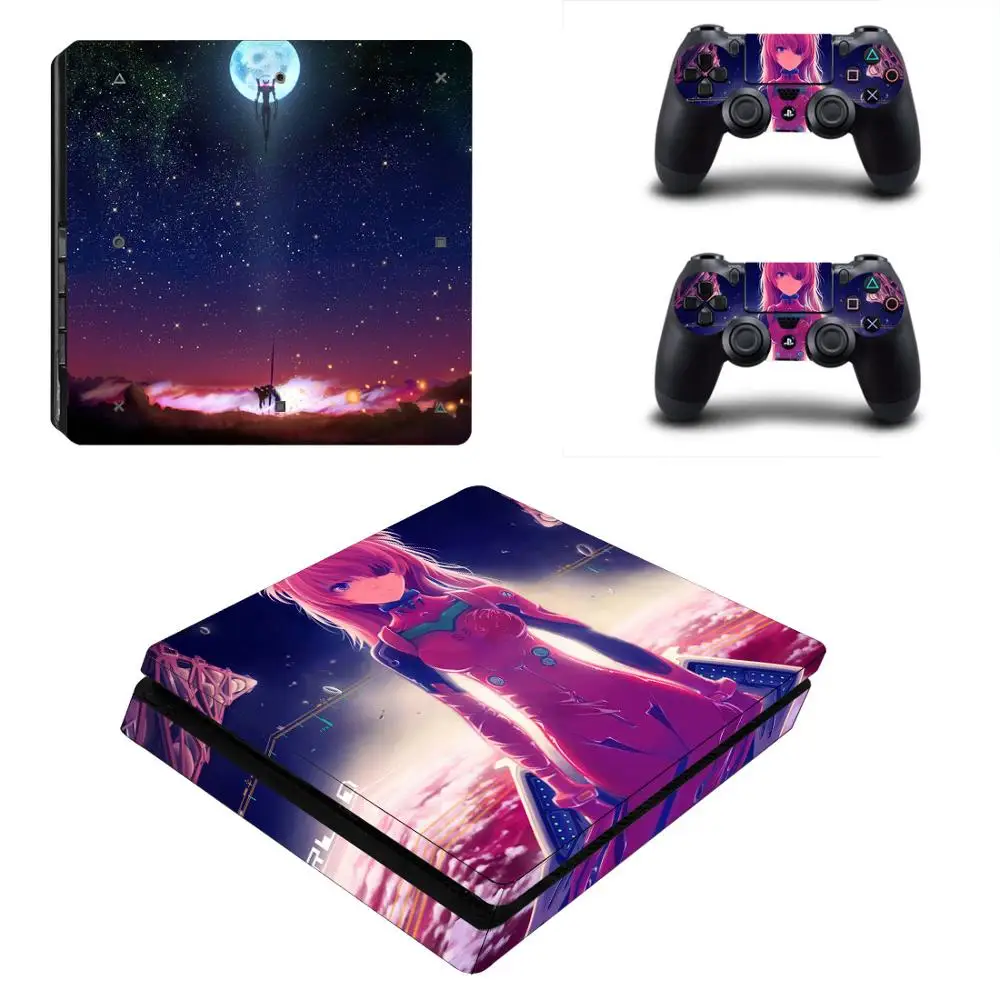 

NEON GENESIS EVANGELION PS4 Slim Skin Sticker Decal for PlayStation 4 Console and Controller PS4 Slim Sticker Skin Vinyl