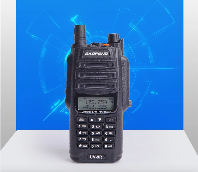 2 шт. 100% Оригинал Baofeng IP67 UV-9R Walkie Talkie Водонепроницаемый 10 км Dual Band UV9R двухстороннее радиолюбителей морской домофон  Водонепроницаемая рация