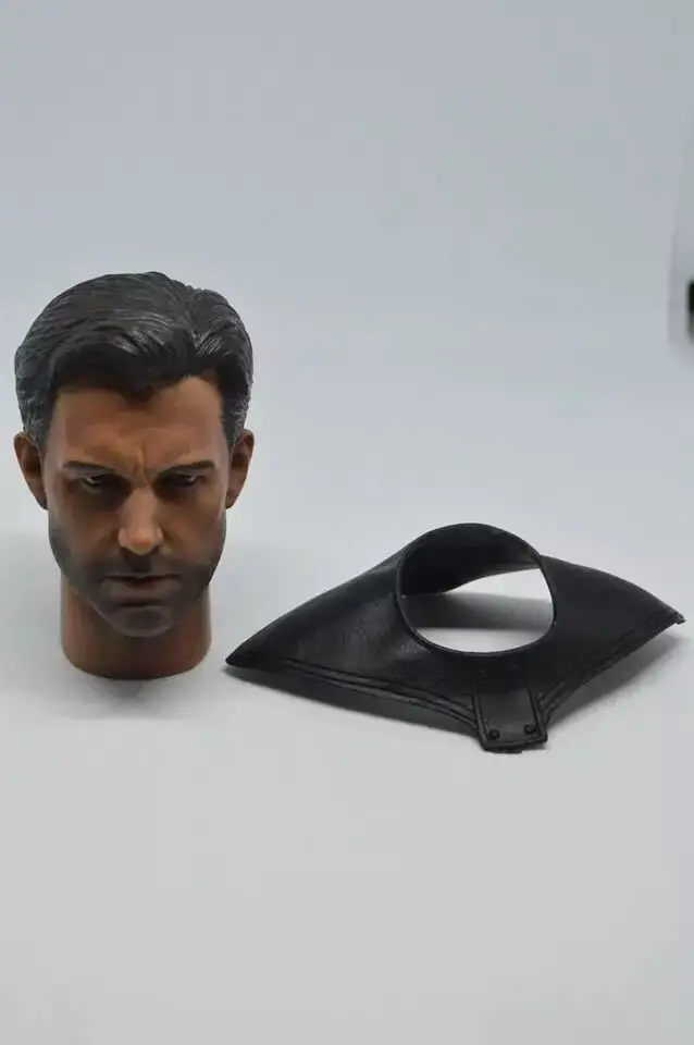 

1/6 Ben Affleck Batman Head Sculpt with Neck Cape For 12'' Hot Toys Male Figure