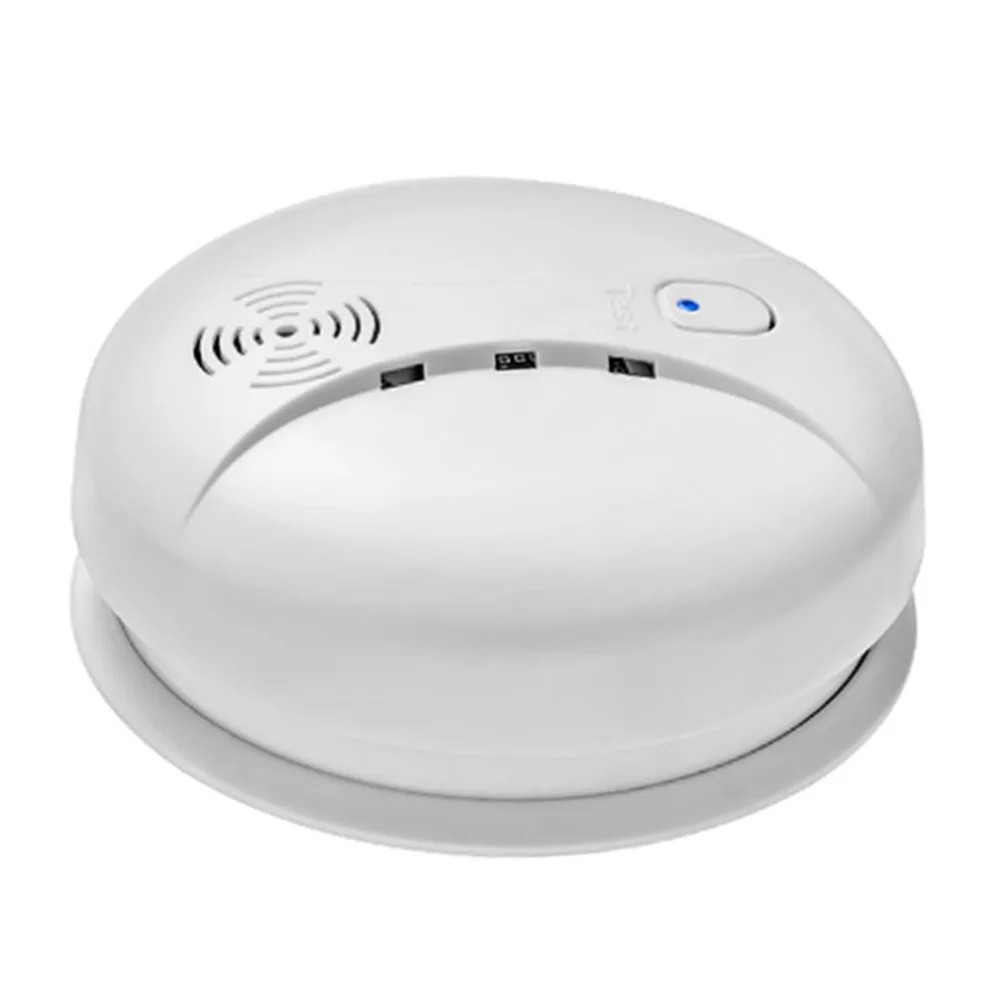 

Wireless Fire Protection Smoke Detector Monitor Portable Alarm Sensor Office Guard For Home Security Alarm System