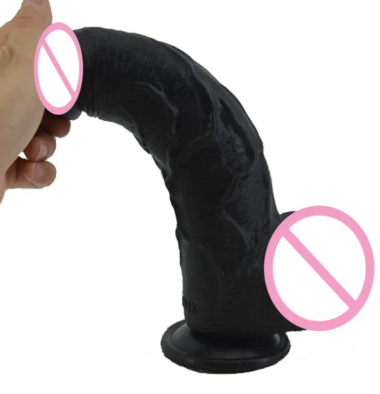 250*50mm huge horse black dildo realistic male genital fake dicks male artificial penis Clitoral stimulation sex toys for women