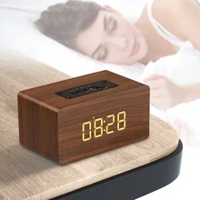 Деревянный беспроводной Bluetooth динамик Портативный hifi шок бас-динамики TF caixa де сом Саундбар для iPhone Sumsung Xiaomi