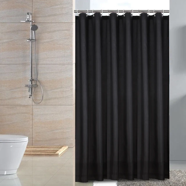 Hotel Fabric Small Size Shower Curtain Waterproof And Mildew Free