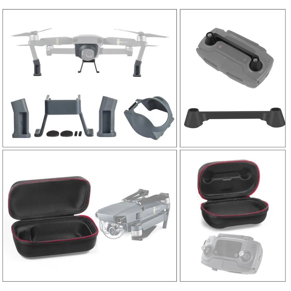 5 in 1 Dji Mavic Pro Accessories Mavis Pro Controller Travel Case&DJI