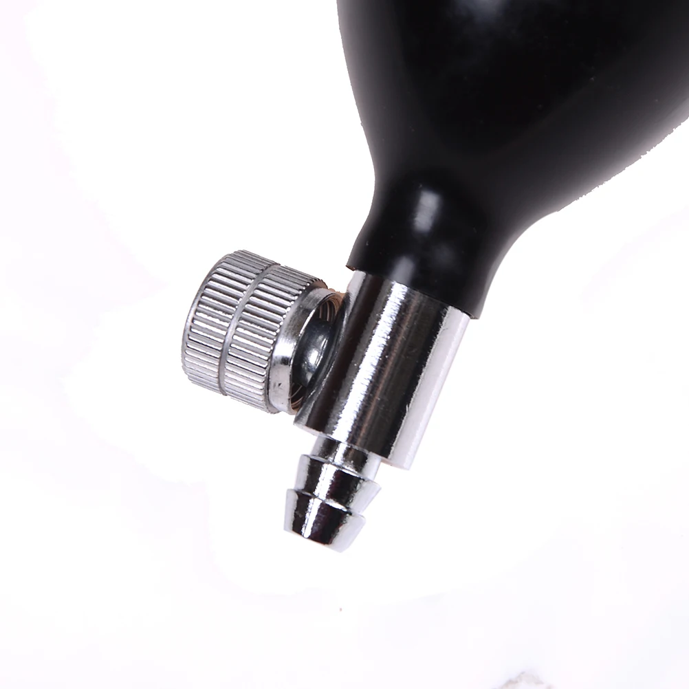 Замена руководство надувание артериального давления латексная лампа с клапаном выпуска воздуха Черный Новое поступление