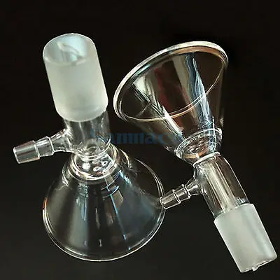 

24/29 Joint 60mm Funnel O.D Lab Glass Conical Filtering For Chemistry