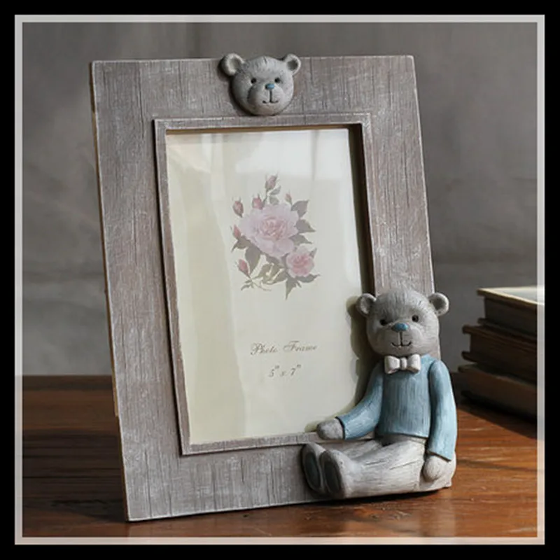 

5x7 Inch Photo Frame Modern Frames For Pictures Bear Decoration Home