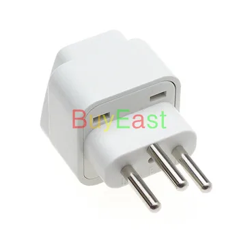 

Lot 10 SWISS Switzerland 3-pin Power Plug Adapter Change Convert AU/UK/EU/GE/US/Japan/China.... World Plug AC100~250V 10A White