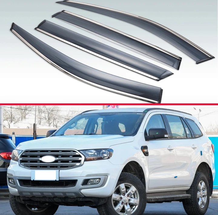 Для Ford Everest 2016 2017 2018 2019 пластиковый Наружный козырек вентиляционные оттенки