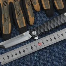 TRSKT складной нож D2 Танто-лезвие шарикоподшипник шайба TC4 титановый сплав ручка Открытый Отдых охотничьи ножи карманный EDC инструменты