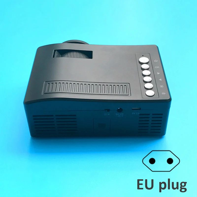 

Projector HD 1080P Mini Portable Support TF Card Durable For Home Cinema Theater New SL@88