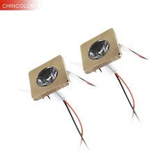 10 шт. квадратный Светодиодный точечный светильник Точечный светильник мини светодиодный потолочный светильник теплый белый/белый 1 Вт 3 Вт AC85-265V шкаф лампа 3 цвета тела JQ0