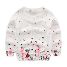 

2016 New winter autumn infant baby girl cartoon flower sweater child sweaters baby sweater children outerwear sweaters