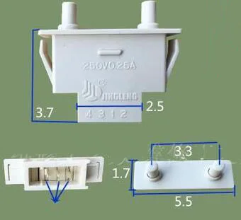 Части холодильника дверной выключатель с 3 контактами