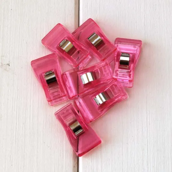 100Pcs/Lot PVC Plastic Clips For Patchwork Sewing Clips Alternative to