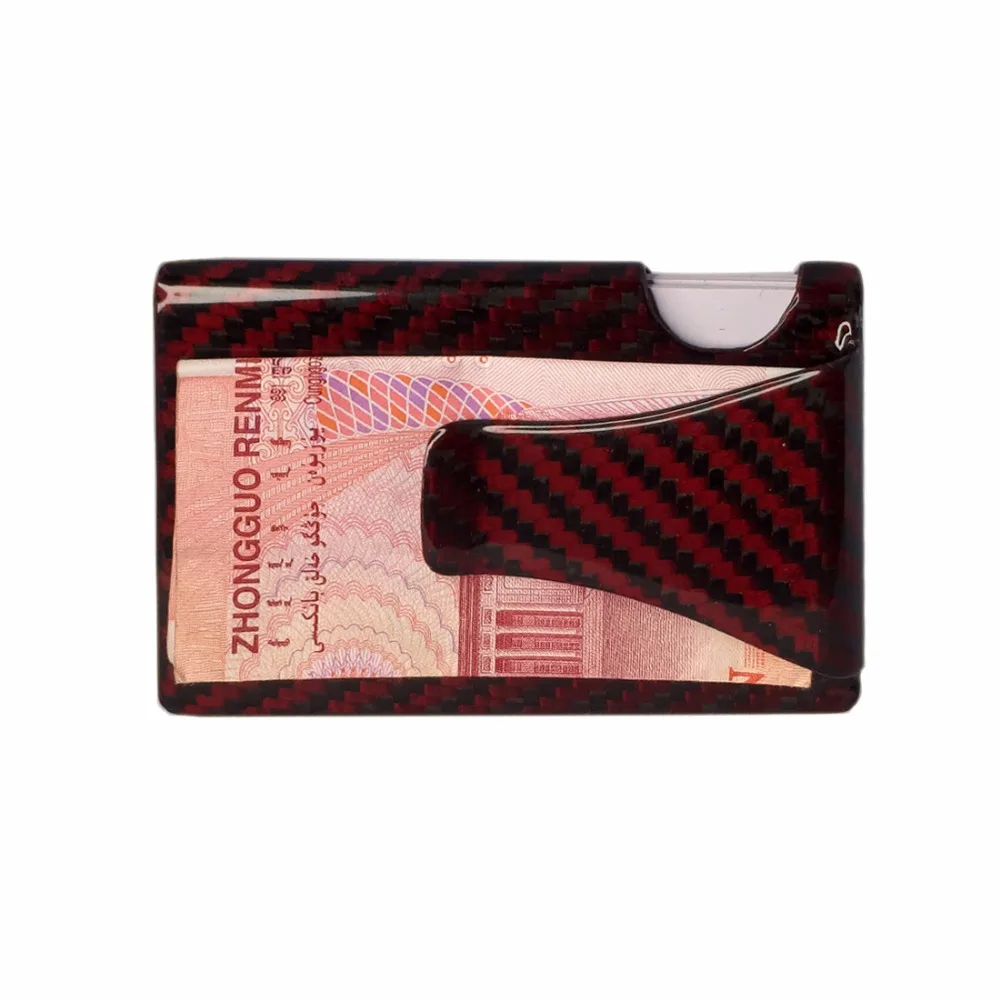 TUOPUKE минималистичный rfid кошелек 3K класс подлинное качество углеродное волокно