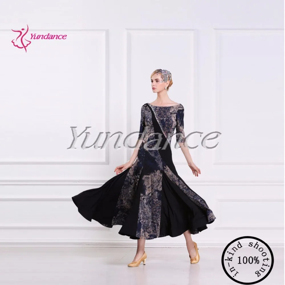 

2017 Newest High-end Woman's Standard Ballroom Waltz Dresses Tango Dress Foxtrot Dancing Dresses M-1652