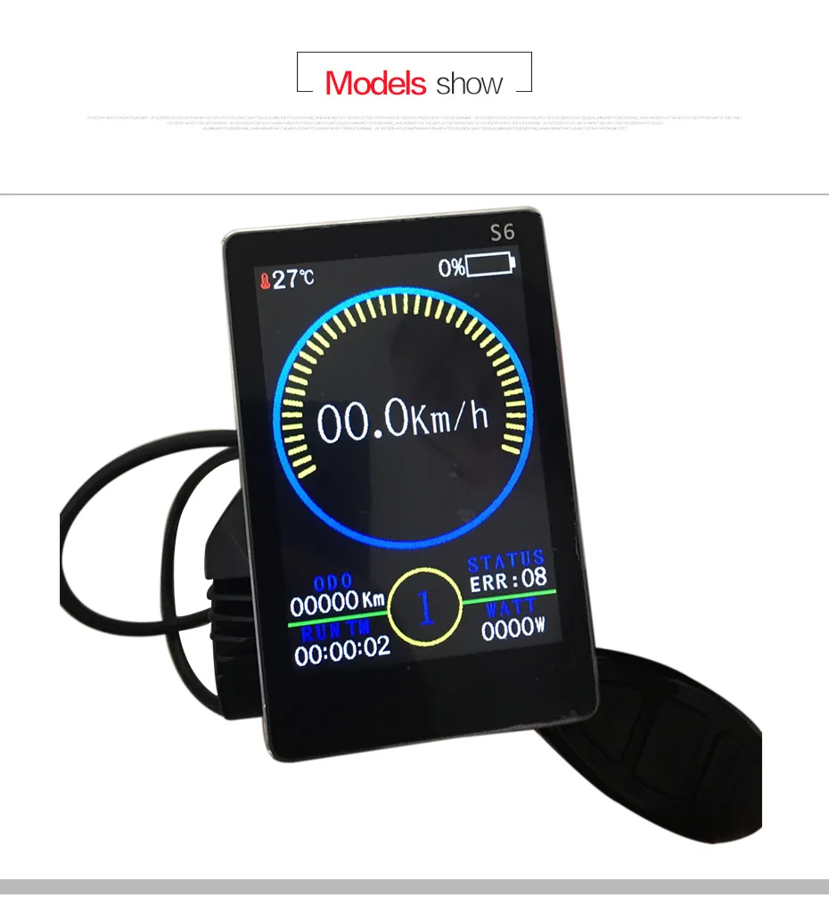 Frete grátis ebike display lcd de cor