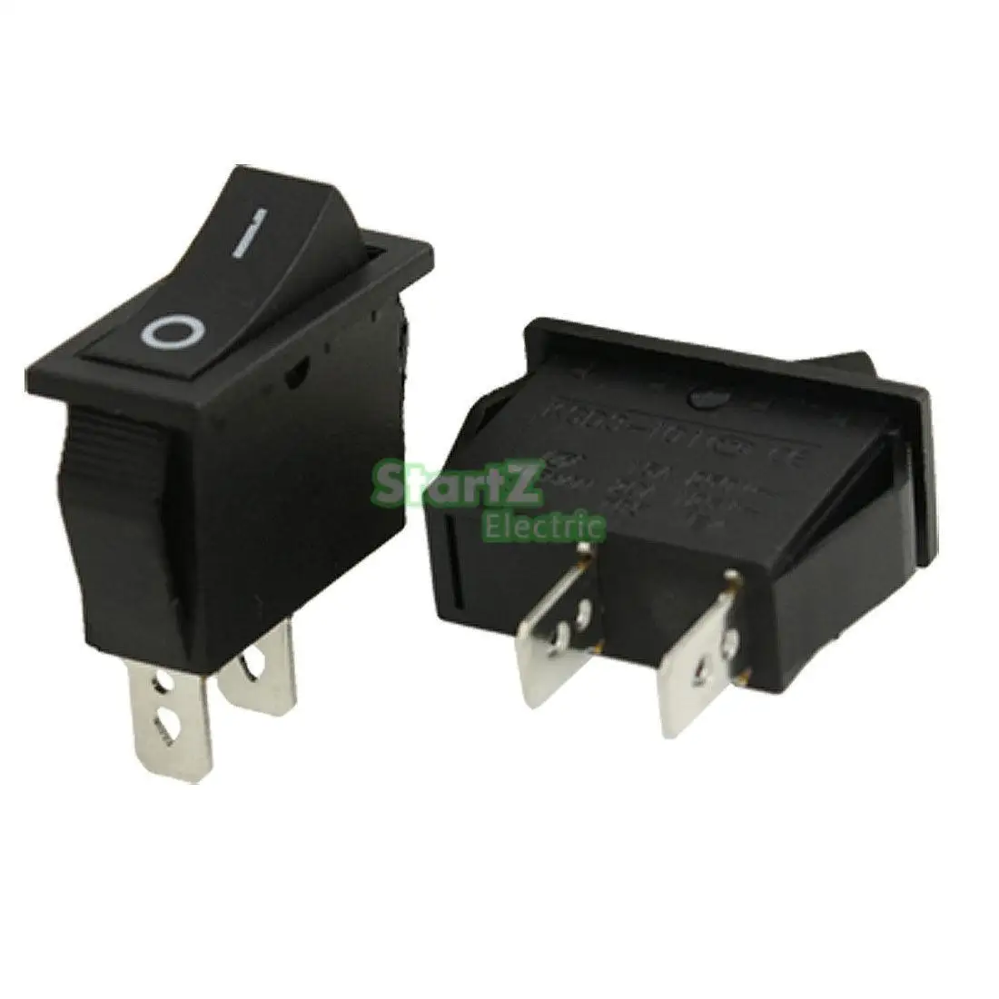 

10pcs x ON-OFF 2 Position SPST 2 Pin Snap in Rocker Switch