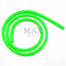 Green Motorcycle Fuel Gas Line Hose Tube Rubber Fuel Line oil pipeline for motorcycle font b
