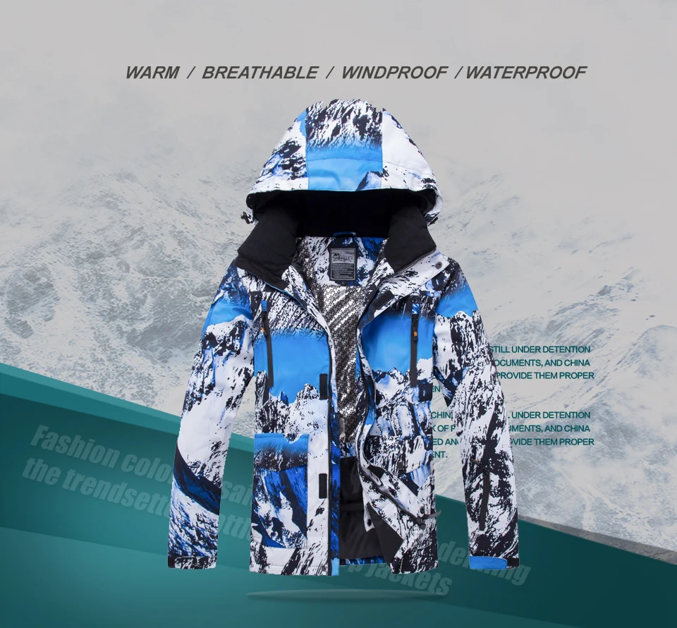 Женский брендовый лыжный костюм, новинка, высокое качество, зимние куртки для сноуборда, штаны, теплый водонепроницаемый ветрозащитный зимний комплект, куртка для лыжного спорта