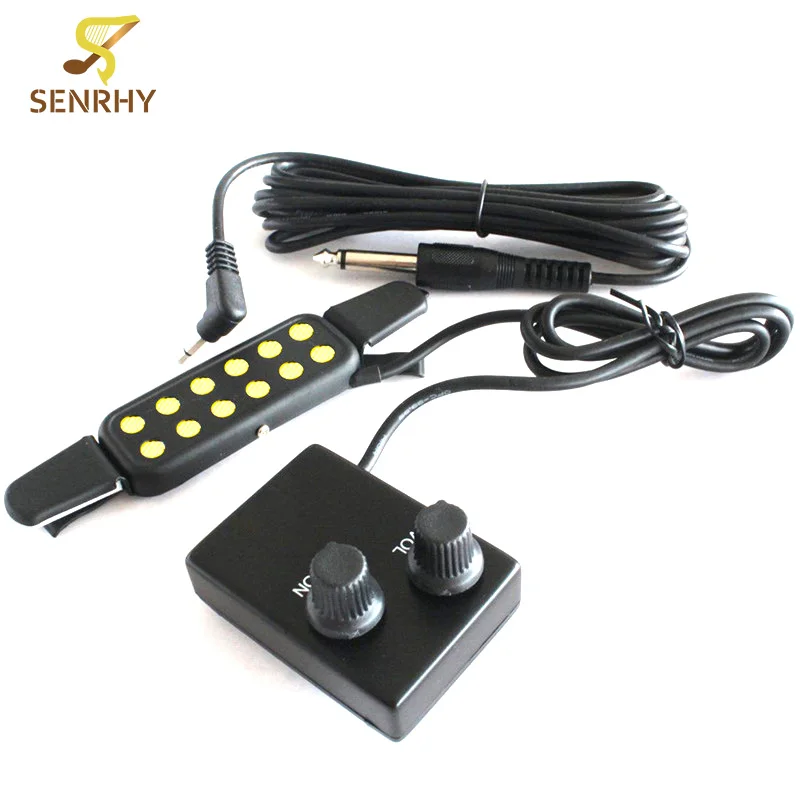 Senrhy Compact Clip On Sound Hole Pickup for 38" 41" Acoustic Classical