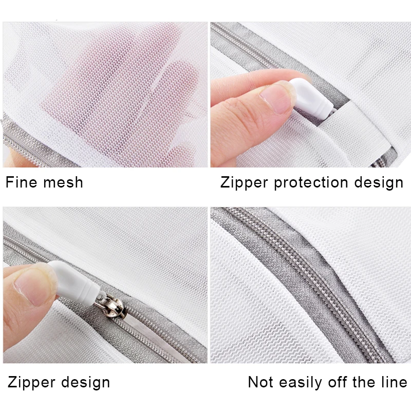 2/3/5 pc Mesh laundry bags for washing machines Mesh set clothing organizer for Protection Bra Stocking and Underwear basket