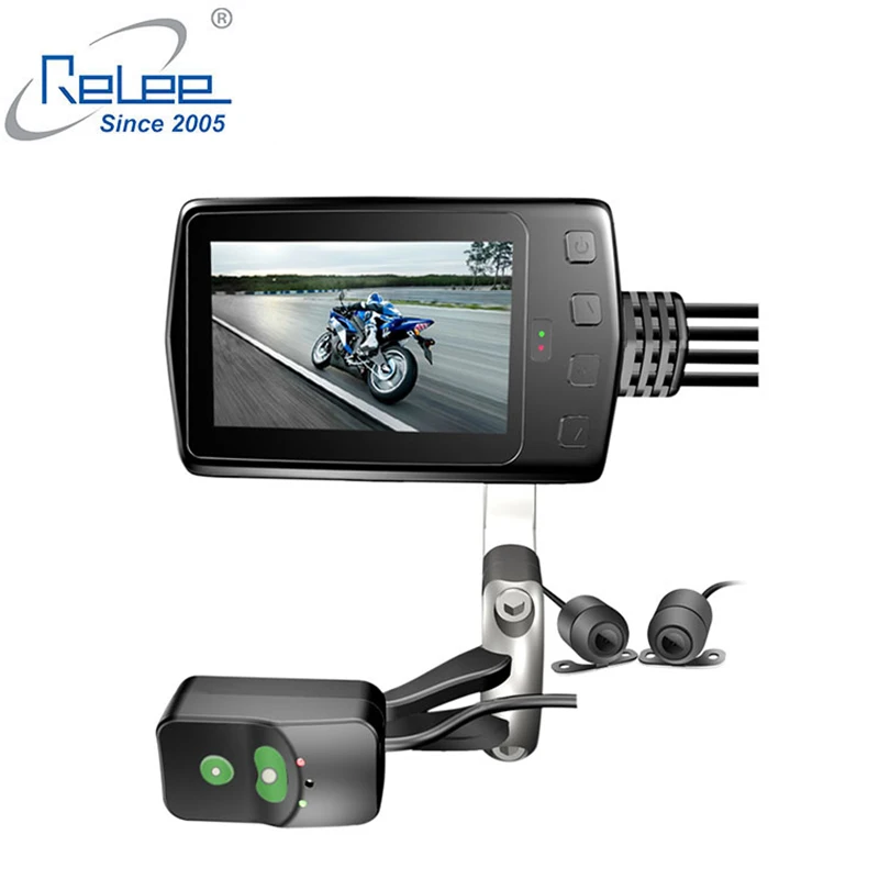 

GPS Option Dual lens Vehicle Blackbox DVR Full HD 1080P Front 1080P Rear View camera security camera wifi Motorcycle dvr