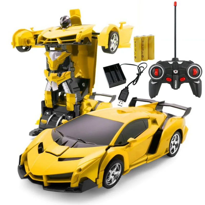 Skup Rc Transformer 2 w 1 RC samochód napędowy samochody sportowe napęd robot transformujący się w modelach zdalnie sterowanym samochodowym RC walczący z zabawkami