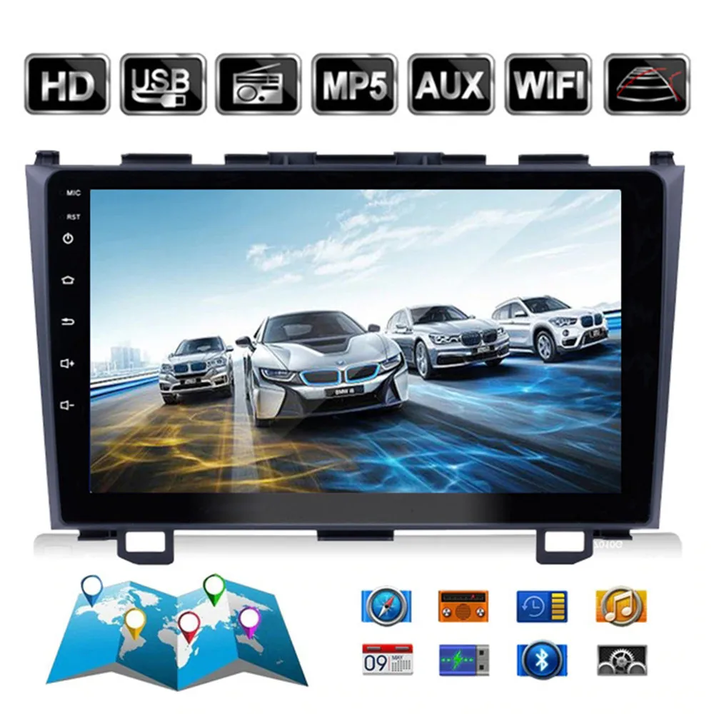 Автомобильный мультимедийный плеер с радио Android 9 1 &quot2DIN для Honda CRV сенсорный экран
