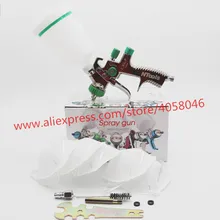 Профессиональный распылитель LVLP Аэрограф LVLP гравитационный подающий краскопульт 1,3 мм сопло из нержавеющей стали сопло 600cc Воздушный Распылитель