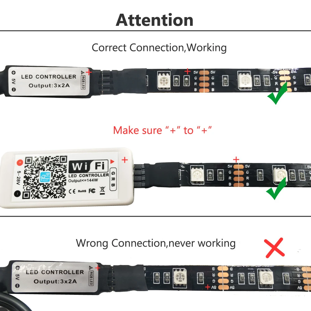 Светодиодная лента USB Bluetooth Wi Fi музыка 5 в RGB Водонепроницаемая SMD 5050 TV фон