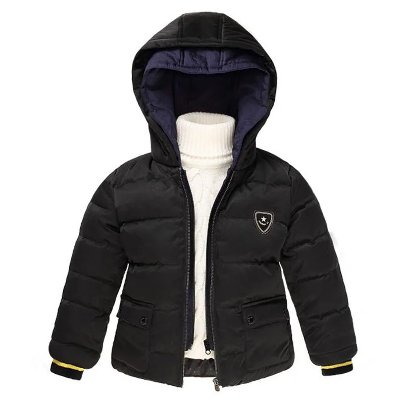 

2019 Winter Boy Down Jacket Children Warm Outerwear Coats Kids Down & Parkas 3-8 Years Kids Ski Coat Baby Waterproof Clothing