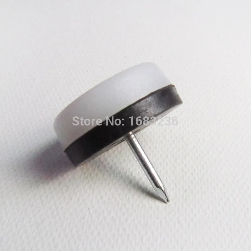Us 8 09 10 Off 24pc Heavy Duty Plastic Furniture Table Chair Sofa Feet Leg Bottom Glides Skid Tile Floor Protector Nail On With Rubber Pad 27mm In