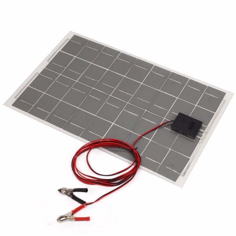 12 В 30 Вт солнечная панель с 10А 20А контроллер зарядного устройства поликристаллический полу солнечное зарядное устройство батарея для автомобиля лодки солнечной системы