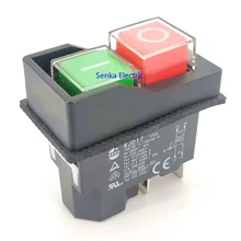 Трехфазный AC230V 16A электромагнитный выключатель, мощный водонепроницаемый кнопочный мегнетический переключатель