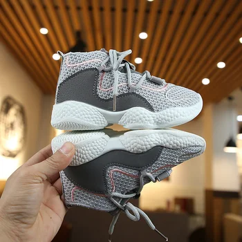 

2018 New Children pink green mesh Sneakers girls boys Flashing kids Casual Shoes EUR 26-36 sports shoes for kids