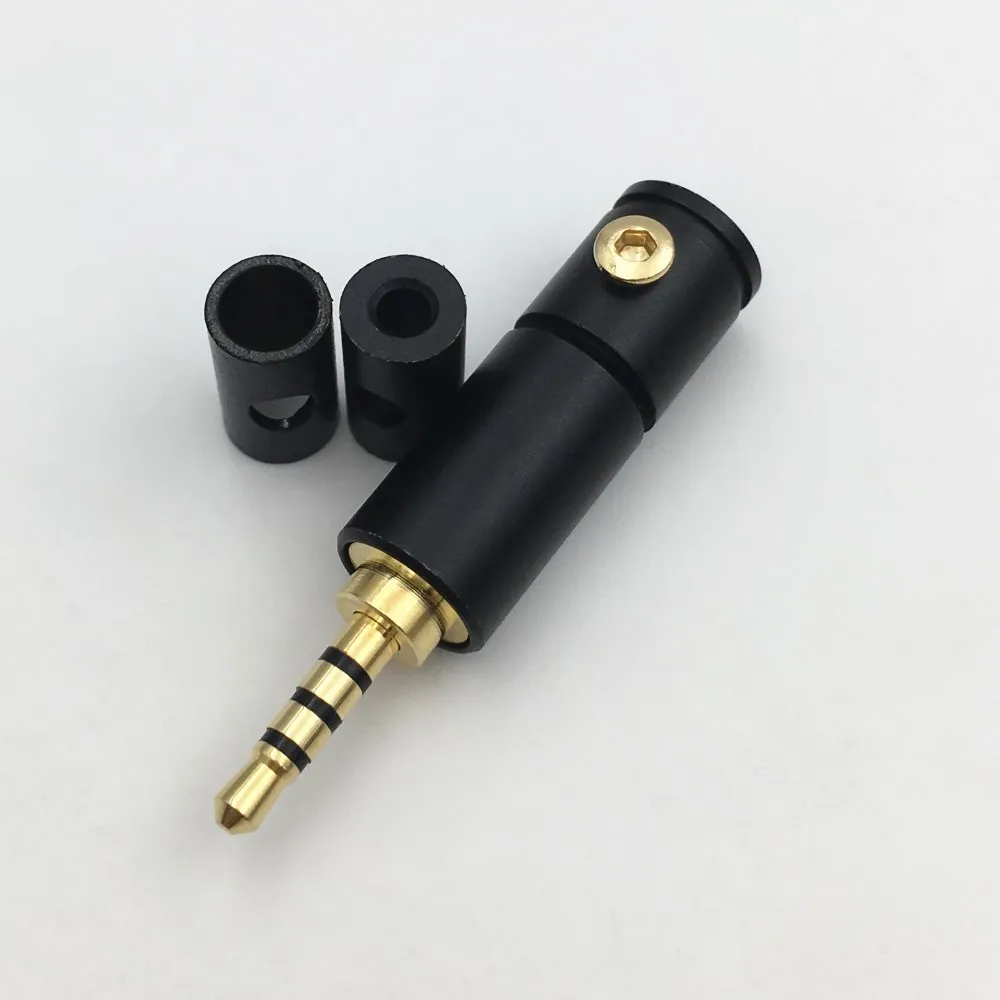 10 шт. 2,5/3,5 мм 3/4 полюса стерео штекер Jack 2,5 мм 3,5 мм аудио разъем DIY припоя адаптер для 2 мм 4 мм 6 мм кабель