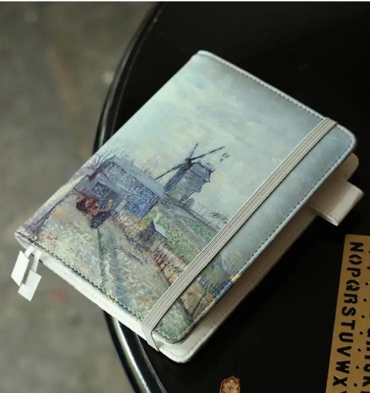 Monet Art A6 Обложка для дневника Hobonichi модная Обложка для дневника подарок 1 шт. костюм для стандартного A6 приспособленная Бумажная книга - Цвет: ONLY PU COVER D