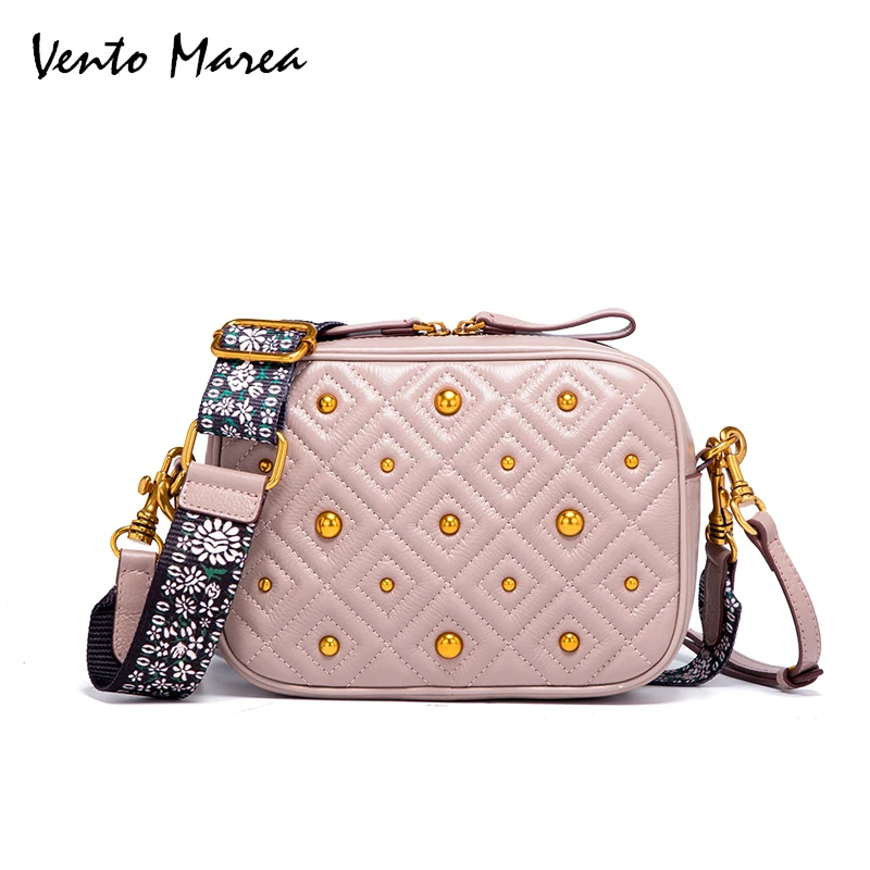 

Vento Marea Fashion Leather Handbags Women Square Clutches Ladies Party Purse Metal Zipper Crossbody Shoulder Messenger Bags