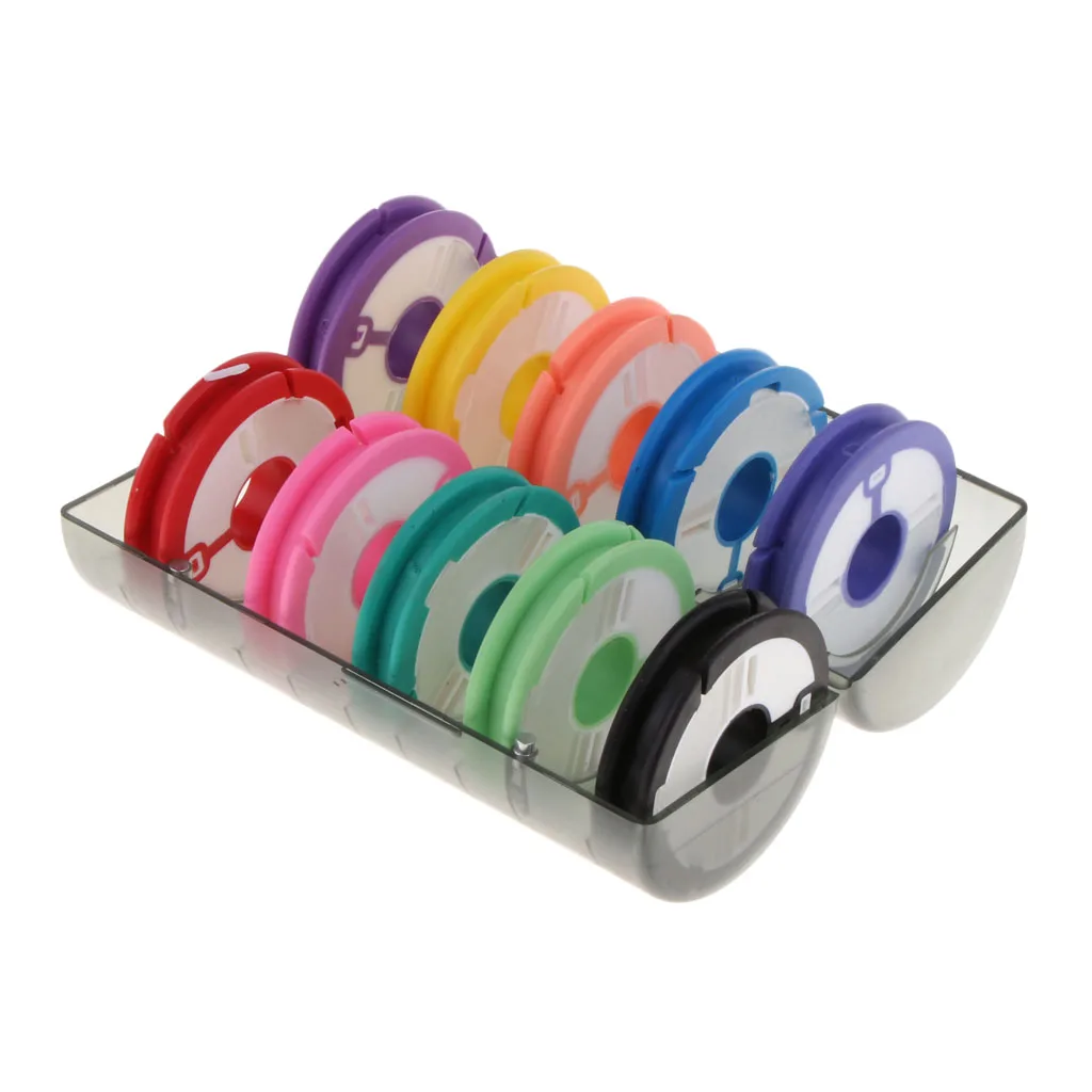

10 Pieces Multi-function Fishing Tackle Box Float Fishing Line Bobbins Storage Spool Tool Kits Fishing Accessories