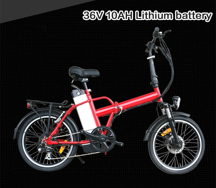 Clearance 36v 250w Electric Bike 20inch Lithium Battery Electric Colorful Folding Bicycle Brushless Gear Hub Motor Foldable Electric Bike 3
