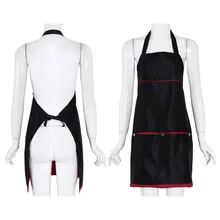 FSHALL Водонепроницаемый 4 кармана Парикмахерская Ткань Профессиональный Салон Парикмахерская мантия для стрижки волос накидка парикмахерский фартук 68x68cm