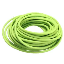 Трубки резиновые упражнения сопротивление группы даб катапульты рогатки эластичный, зеленый 2,5 м